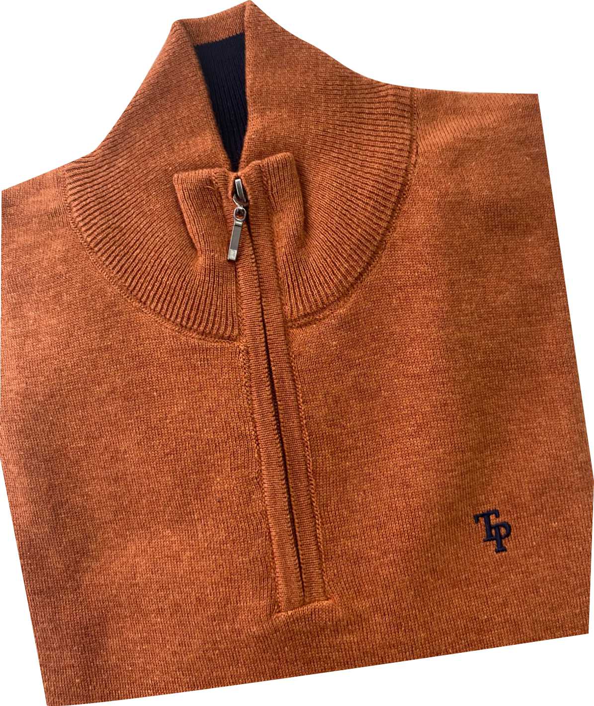 TP053K Rust 1/4 Zip