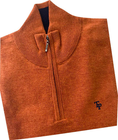 TP053K Rust 1/4 Zip