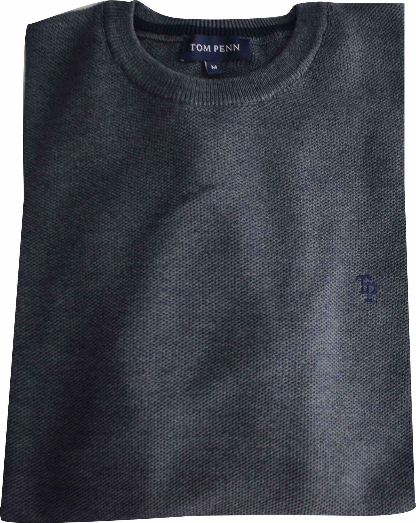 TP067K Indigo Round Neck Knit