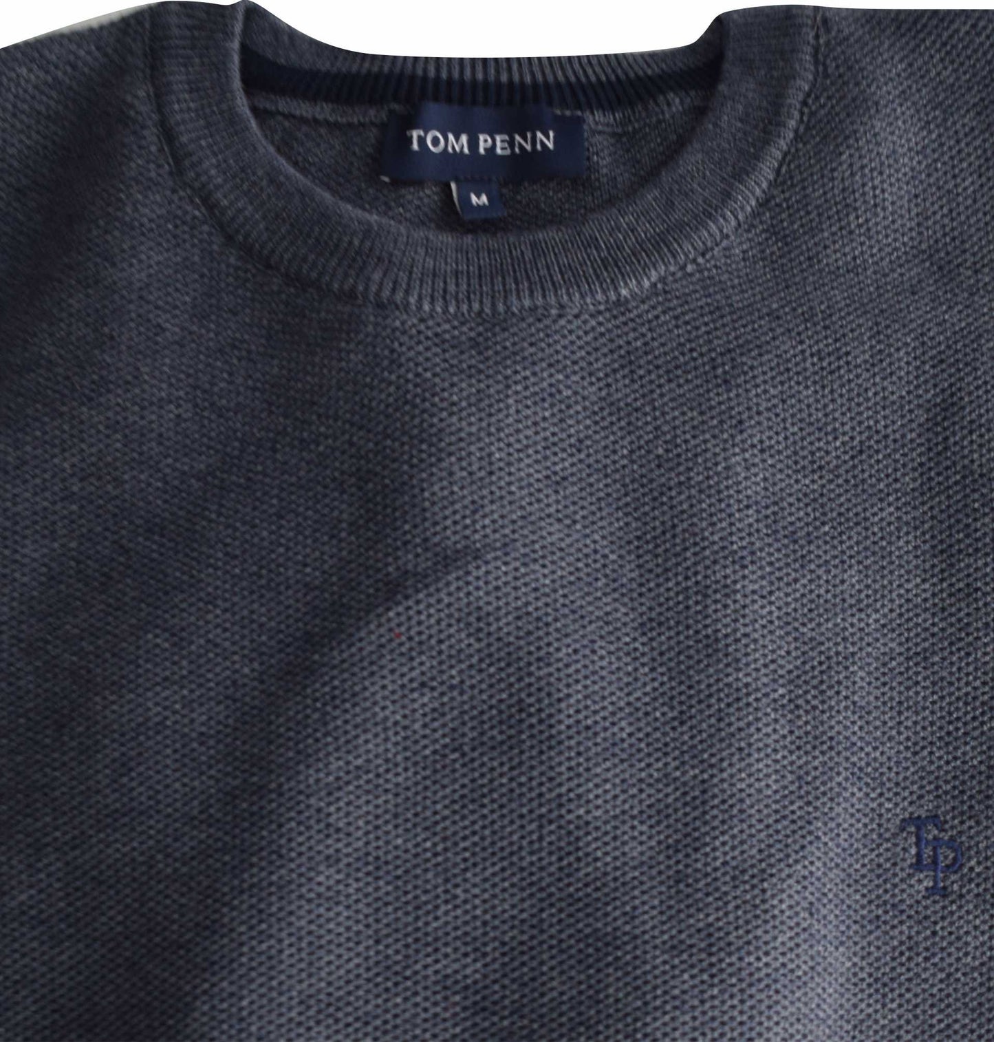 TP067K Indigo Round Neck Knit