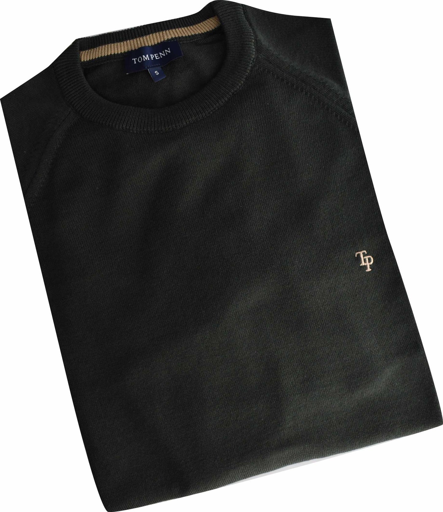 TP069K Dk. Khaki Raglan Sleeve Knit
