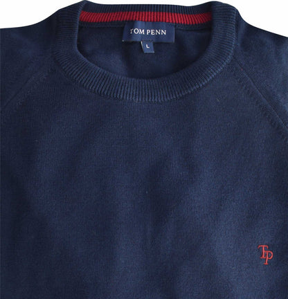 TP069K Navy Raglan Sleeve Knit