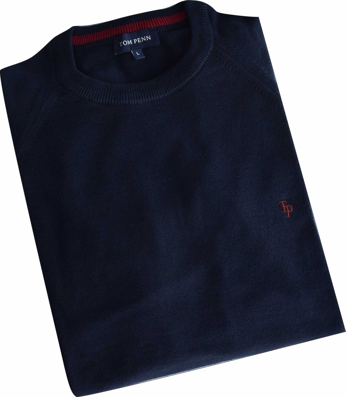 TP069K Navy Raglan Sleeve Knit