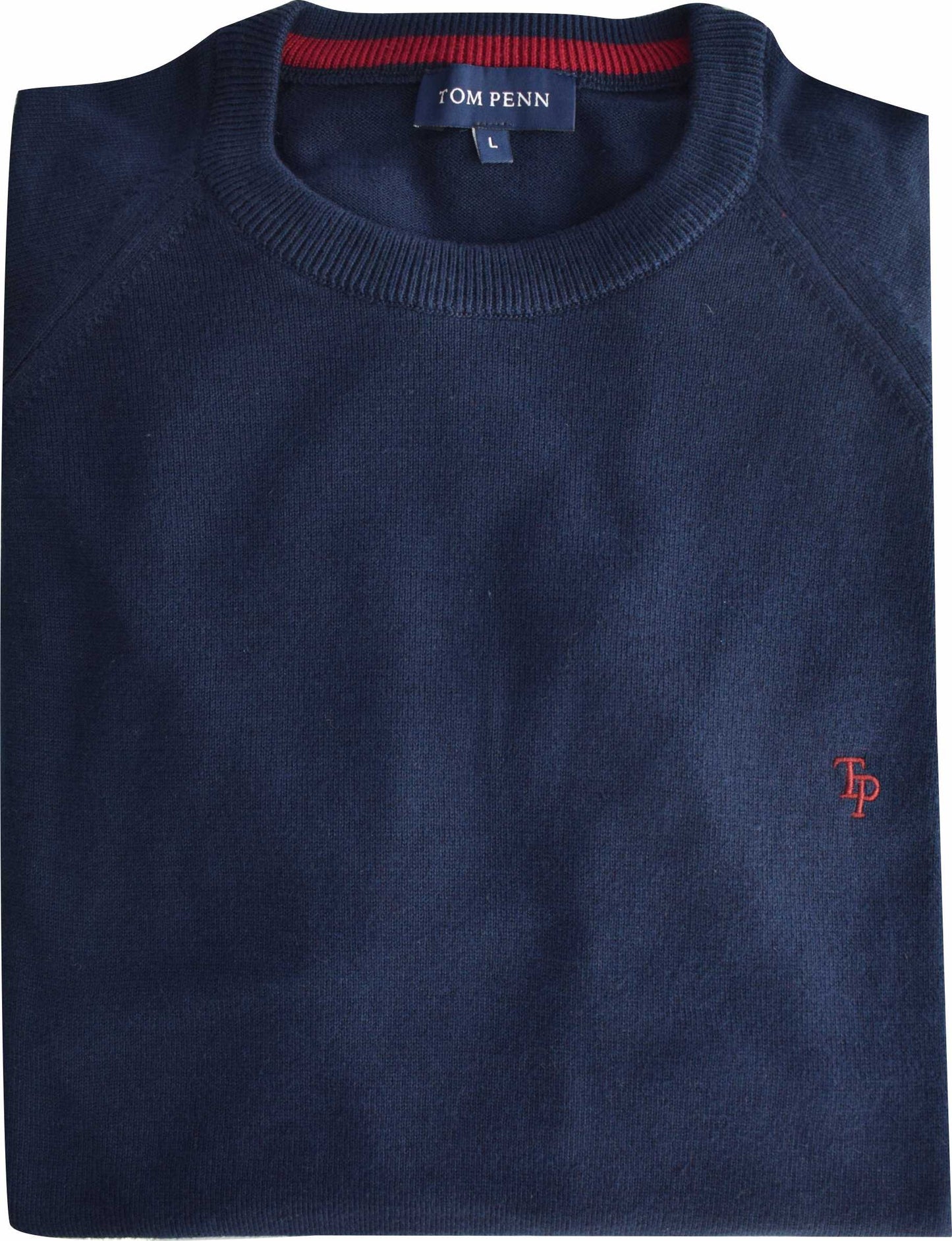TP069K Navy Raglan Sleeve Knit