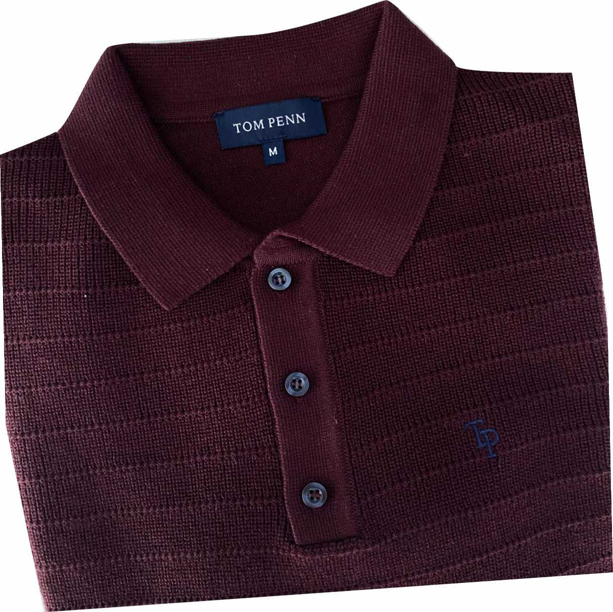TP080K Dk Burg L/Sleeve Polo