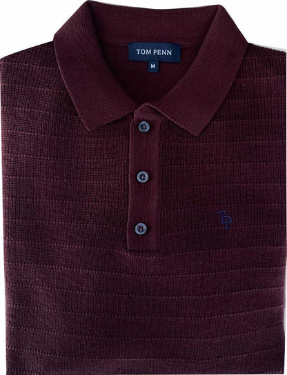TP080K Dk Burg L/Sleeve Polo