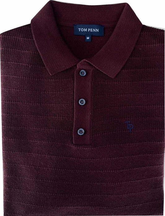 TP080K Dk Burg L/Sleeve Polo