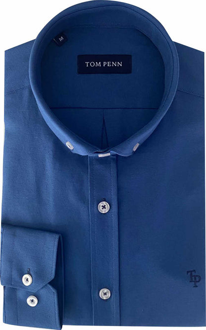 TP330 Azure Oxford Long Sleeve Shirt