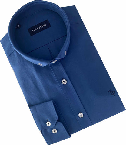 TP330 Azure Oxford Long Sleeve Shirt
