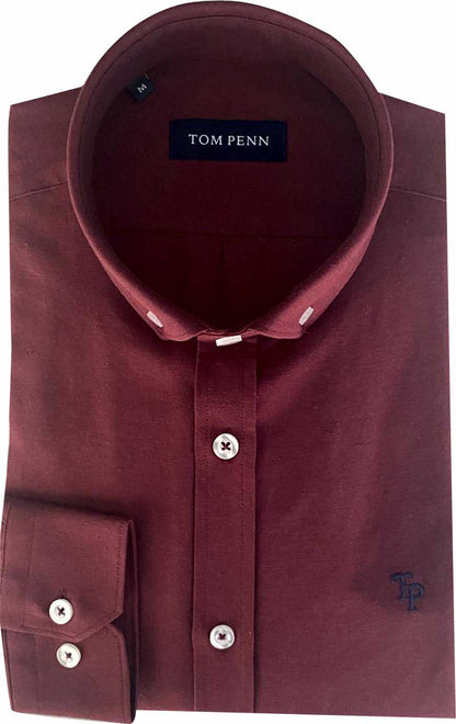 TP330 WINE Oxford Long Sleeve Shirt