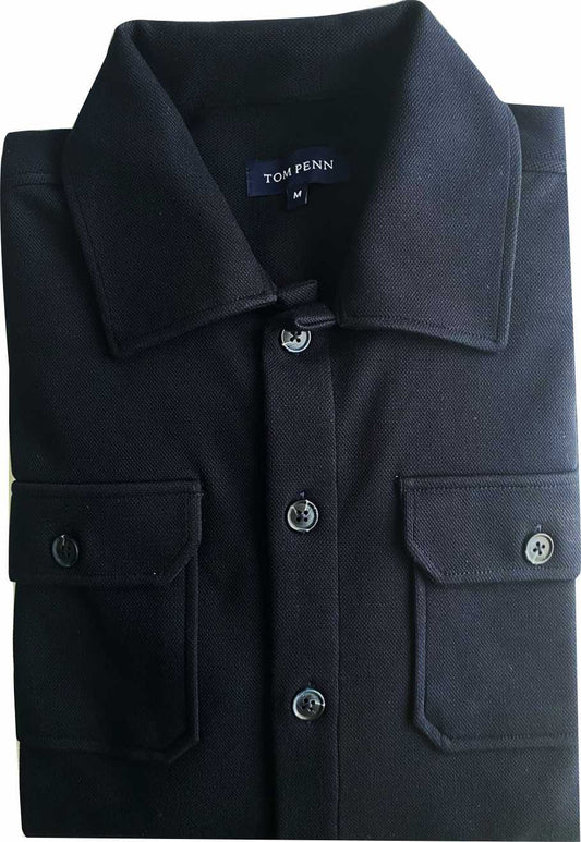 TP946  Tom Penn Navy Overshirt