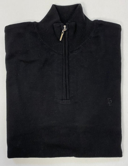 TP052K Black 1/4 zip