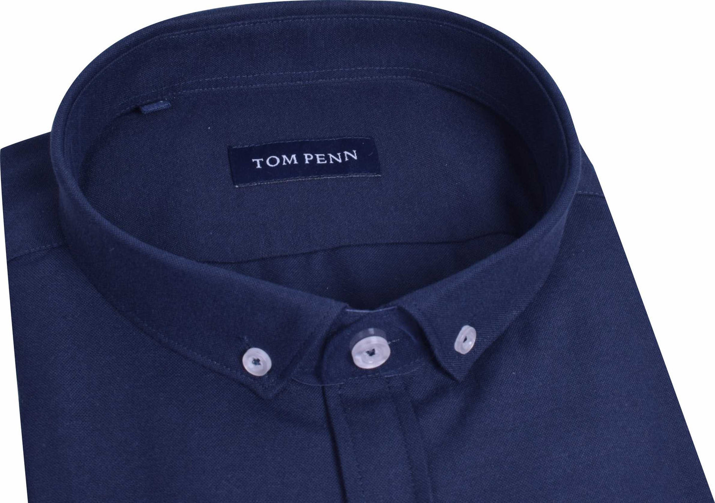 TP330 Pl Navy Oxford Long Sleeve Shirt