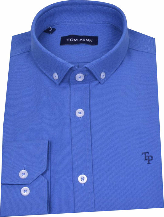 TP330 Cobalt Oxford Long Sleeve Shirt