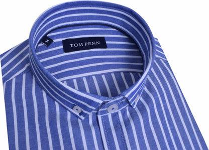 TP932 Blue Tom Penn Striped Shirt
