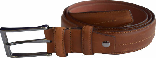 TPA004 Tan Leather Trouser Belt