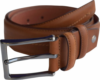 TPA004 Tan Leather Trouser Belt