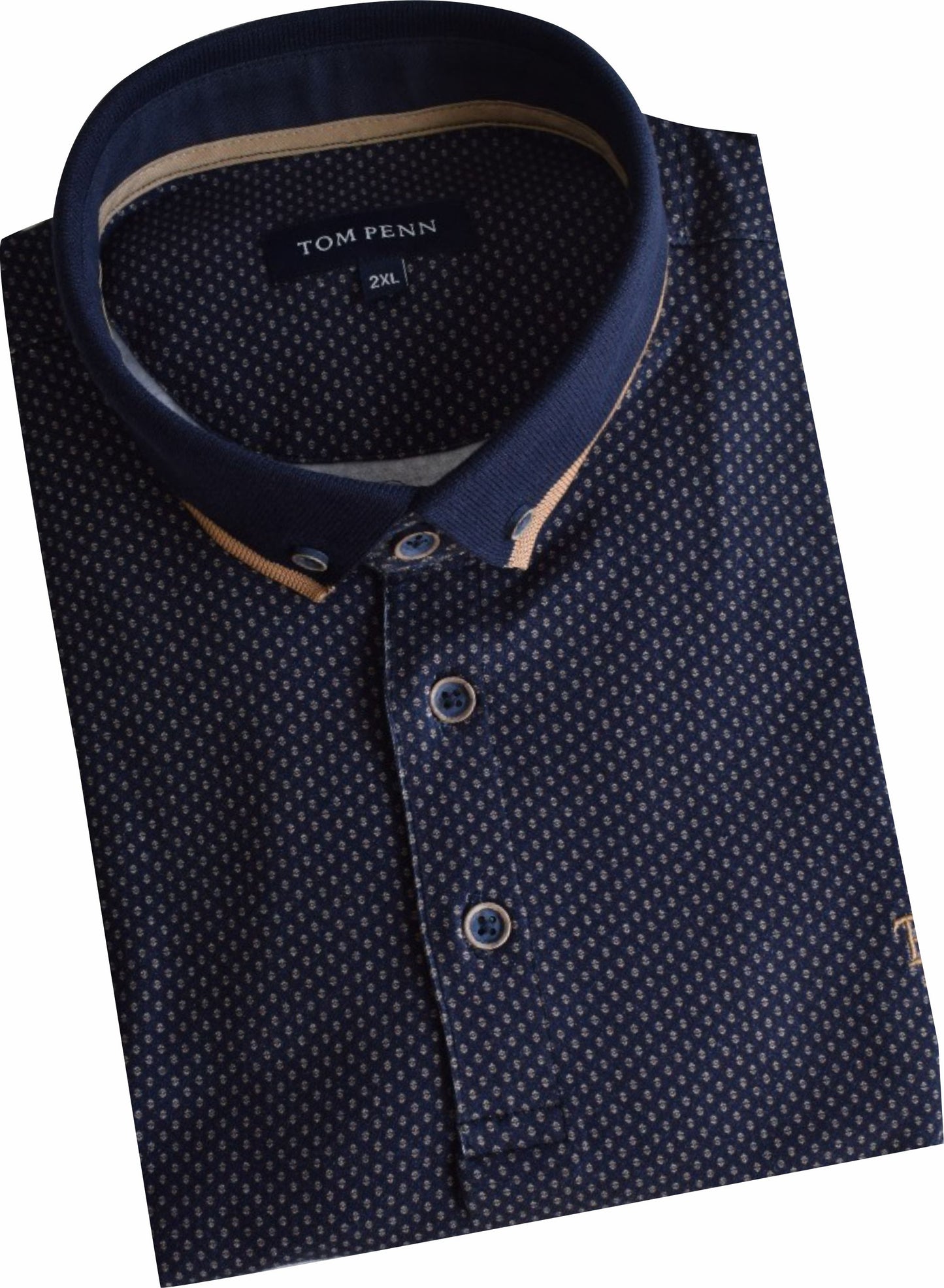 TPP971 Navy Tom Penn Printed