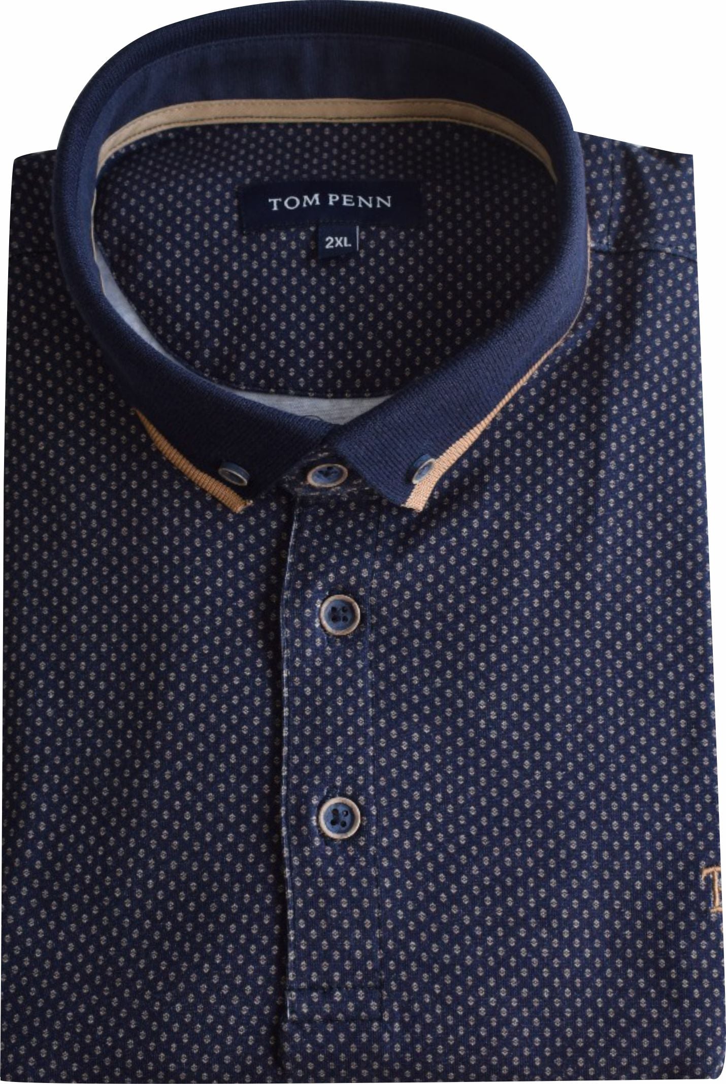 TPP971 Navy Tom Penn Printed