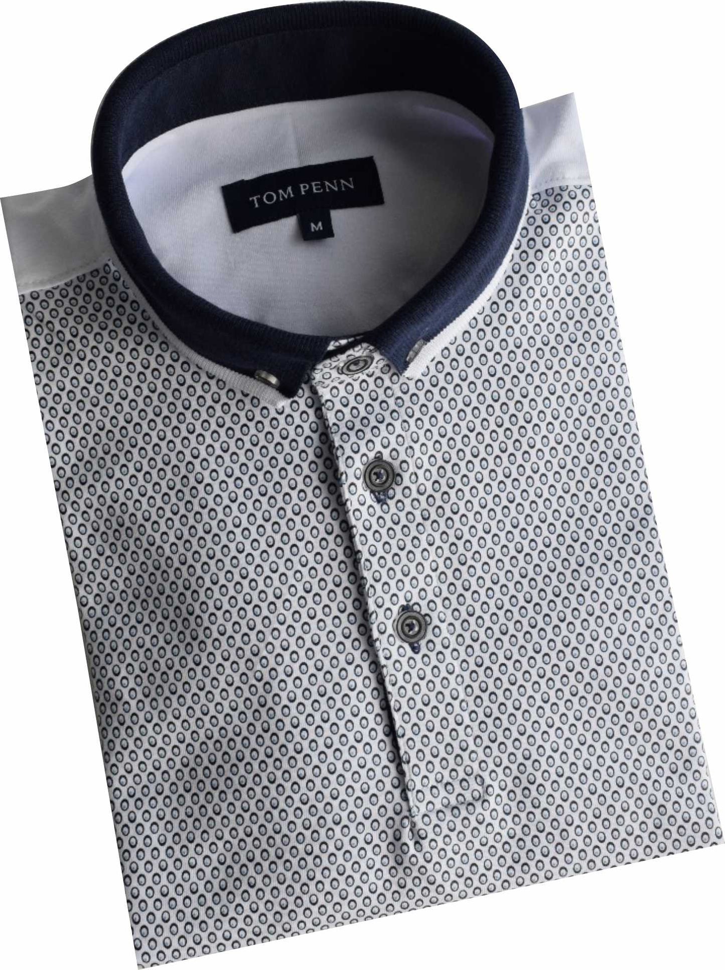TPP977 W/Sky Panel Print Polo