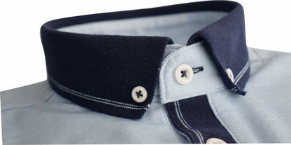 TPP981 Sky Tom Penn Knitted collar Tan Polo
