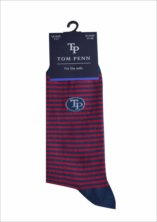 TPS002 Red tripe Sock