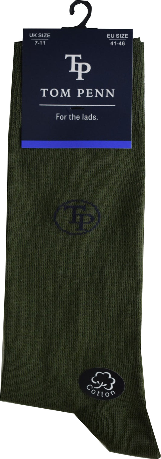 TPS141 Olive Tom Penn Sock