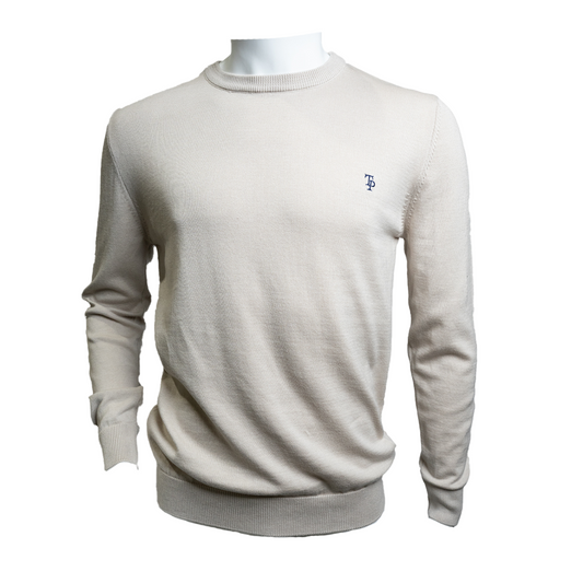 TP042K Ecru Crew Neck Jumper