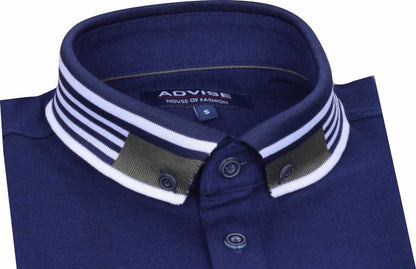 POLO305 Navy Advise Polo Shirt