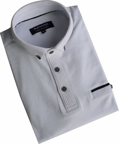 POLO317 White Advise  Polo Shirt