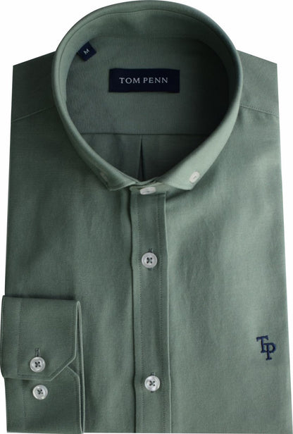 TP330 Green Oxford Long Sleeve Shirt