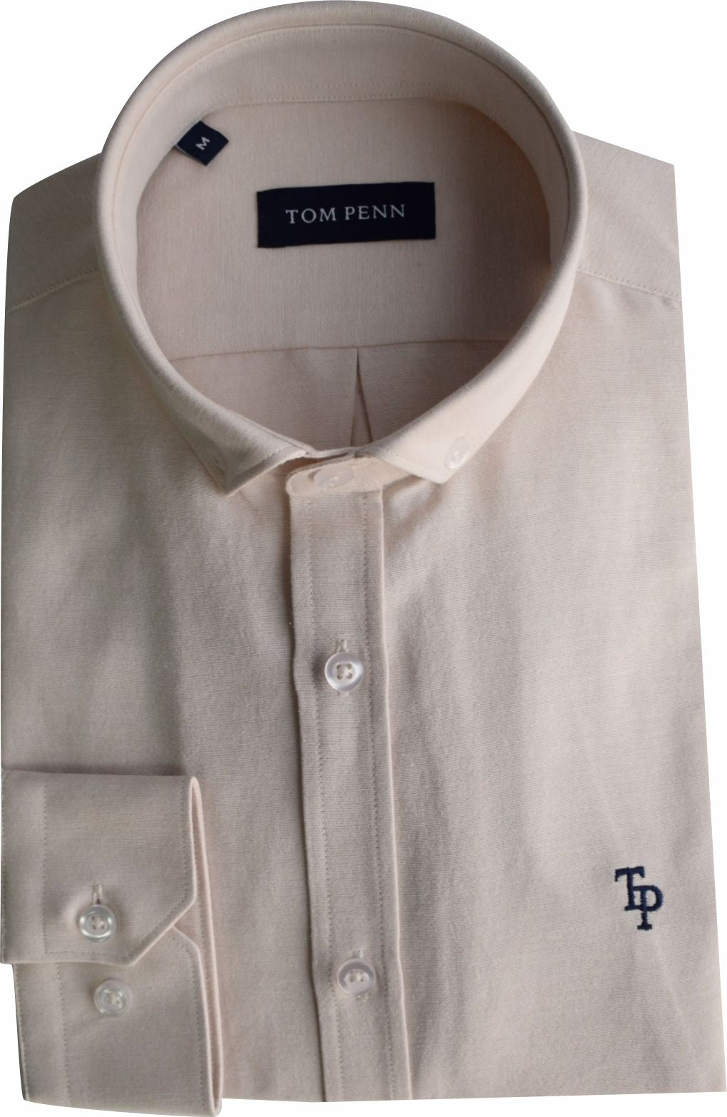 TP330 Ivory Oxford Long Sleeve Shirt