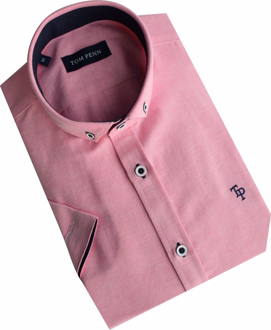 TP828 Strawberry Tom Penn Short Sleeve Oxford Shirt