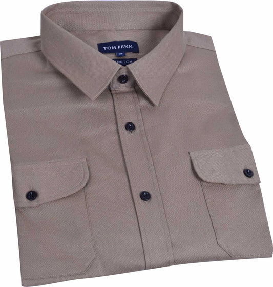 TP920 Green Tom Penn Overshirt