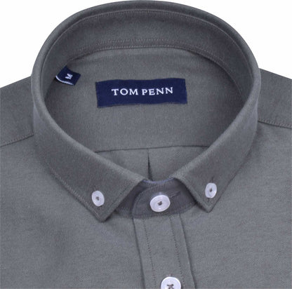 TP330 Khaki Oxford Long Sleeve Shirt