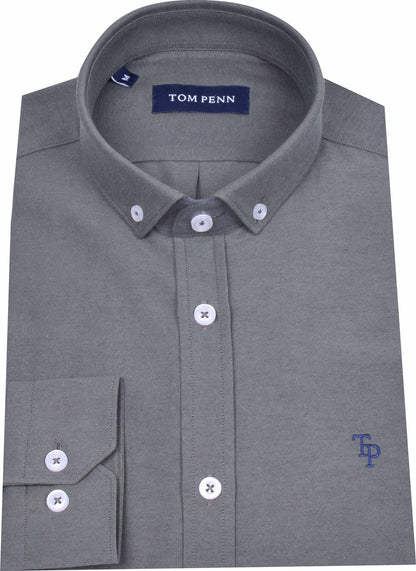 TP330 Khaki Oxford Long Sleeve Shirt