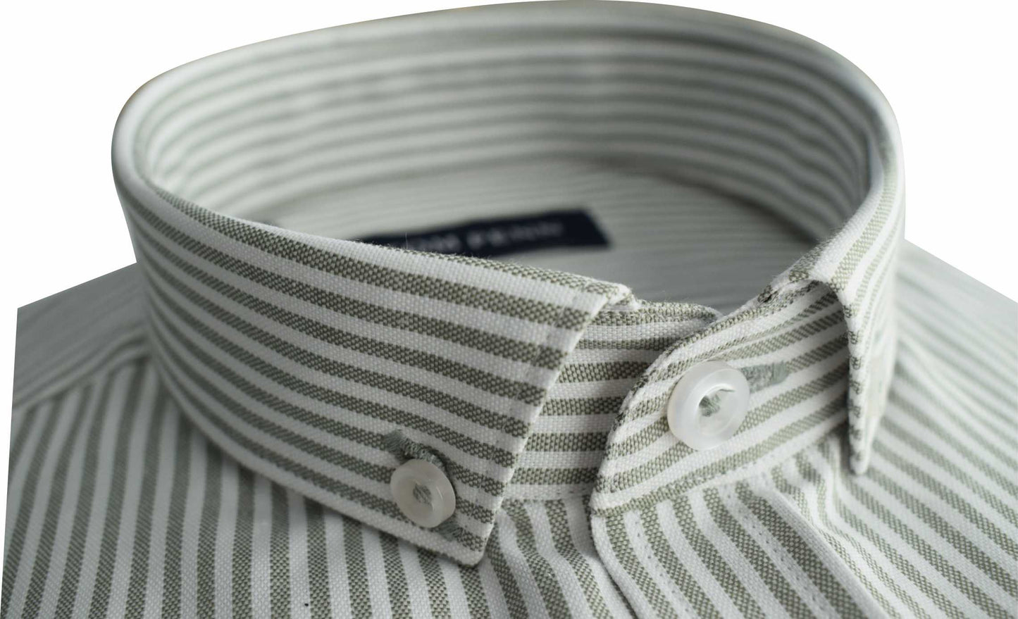 TP936 Green Tom Penn Striped Shirt.