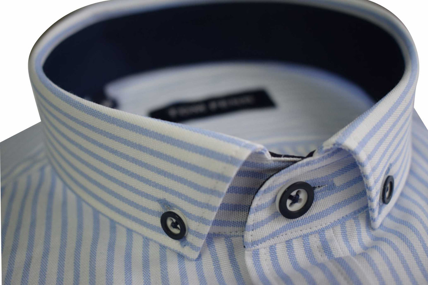 TP937 Sky Blue Tom Penn Short Sleeve Oxford Shirt
